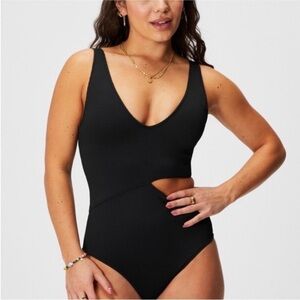 Fabletics Black Swimsuit Size Medium NWT